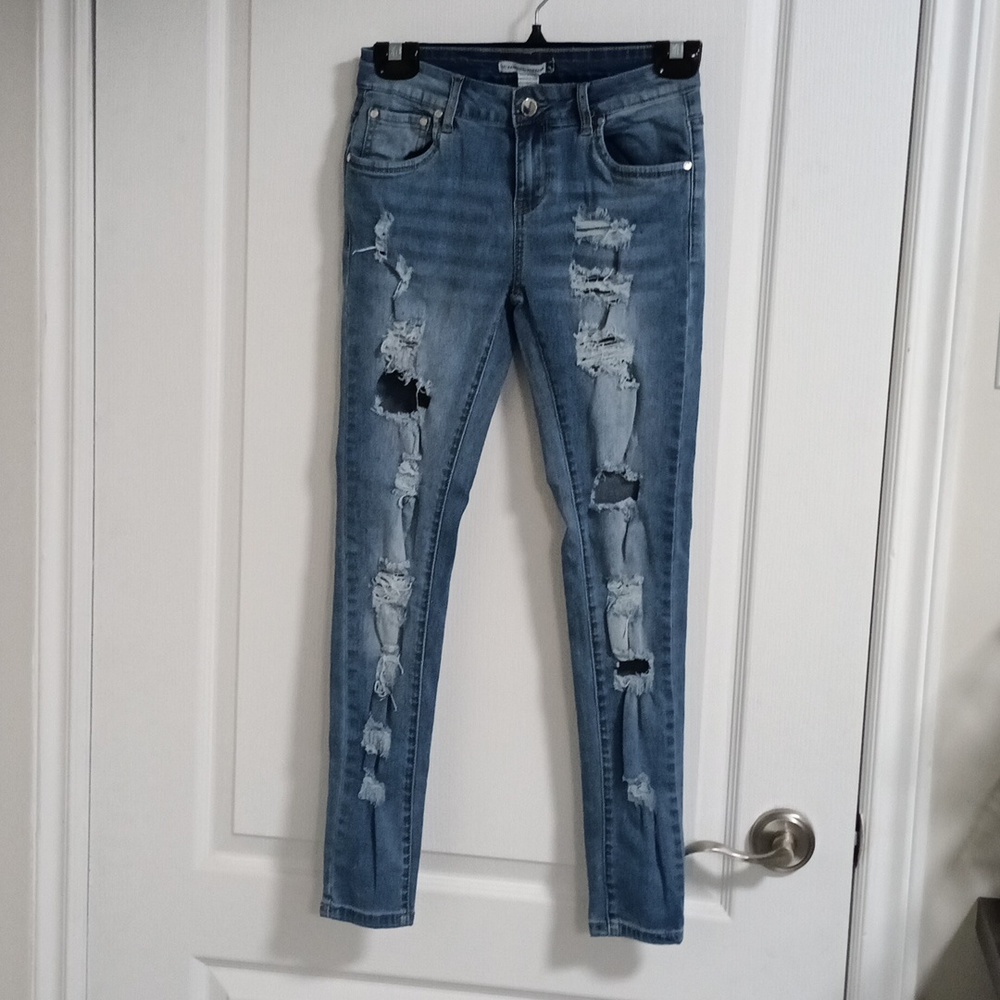 *2/10* Revamped Denim Jeans (Size 1)